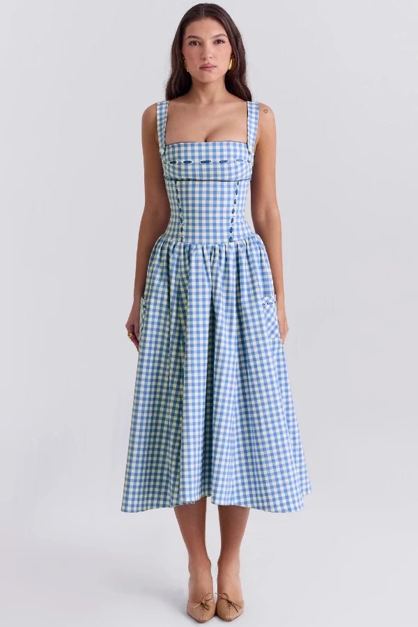 Ava | White Maxi Dress Pleated Elegant Style 1