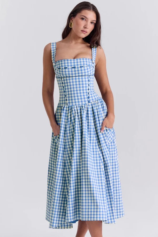 Ava | White Maxi Dress Pleated Elegant Style 3