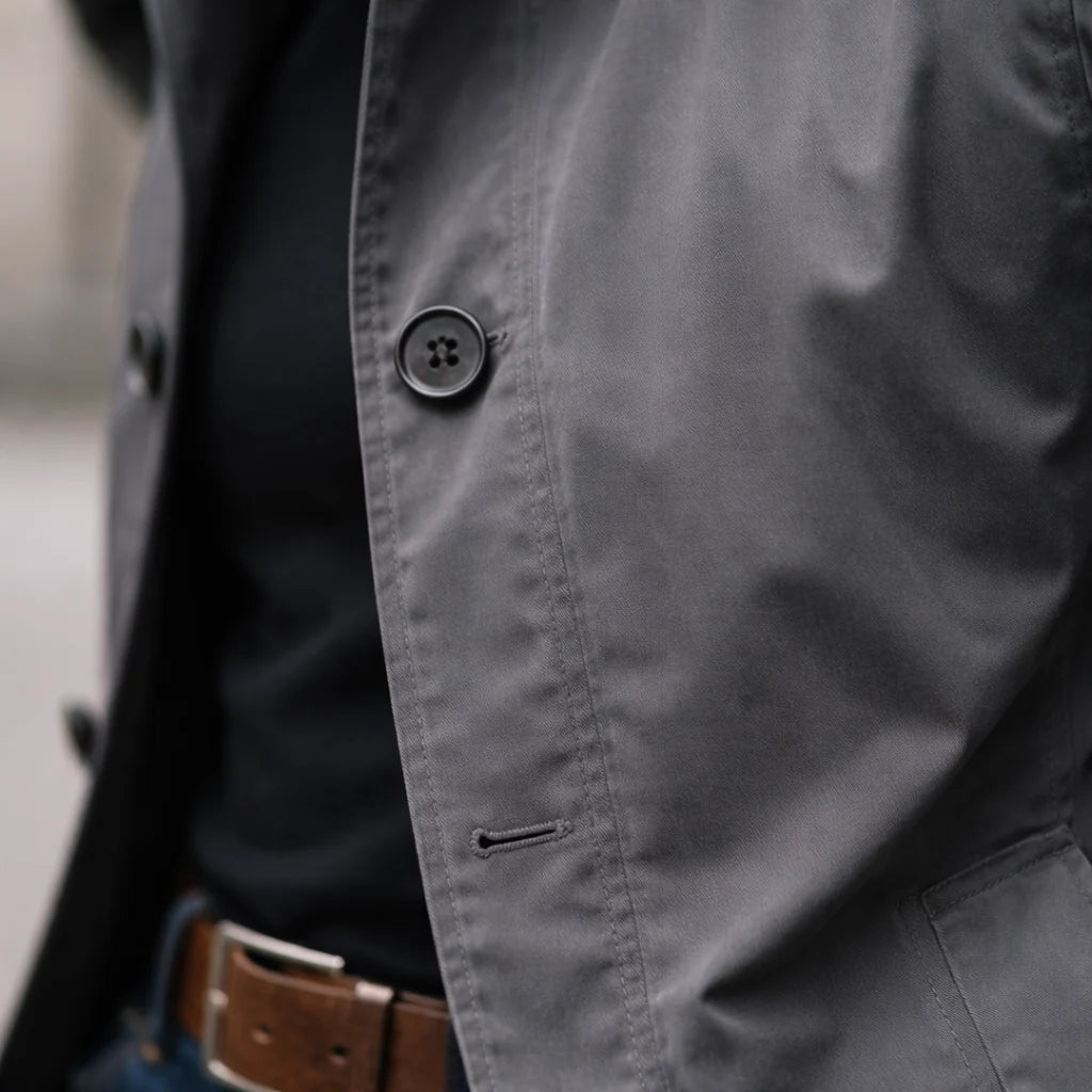 Men's Weather-Resistant Overcoat with a Relaxed Everyday Fit, photo 5