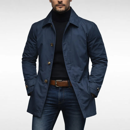 Men's Weather-Resistant Overcoat with a Relaxed Everyday Fit, photo 6