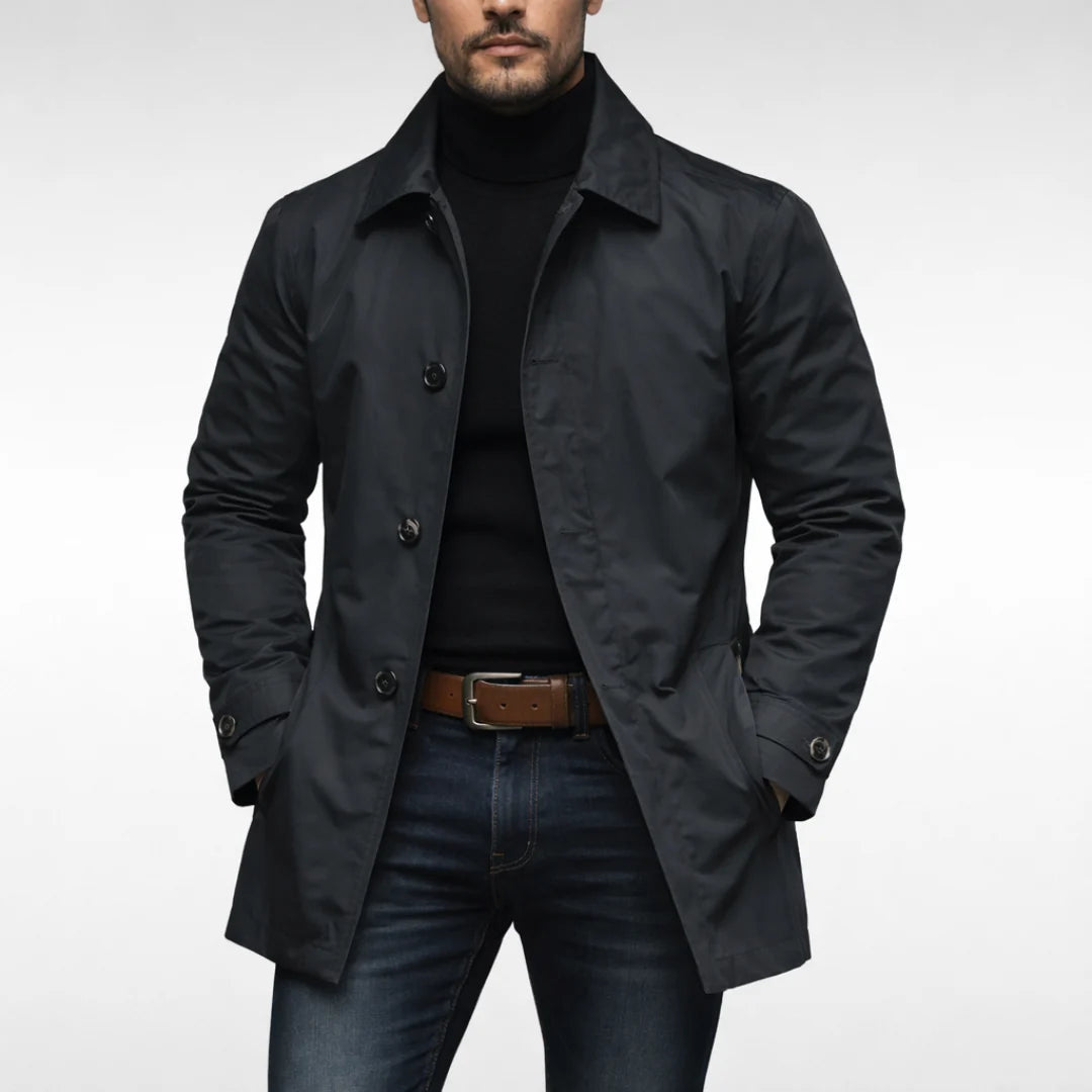 Men's Weather-Resistant Overcoat with a Relaxed Everyday Fit, photo 7