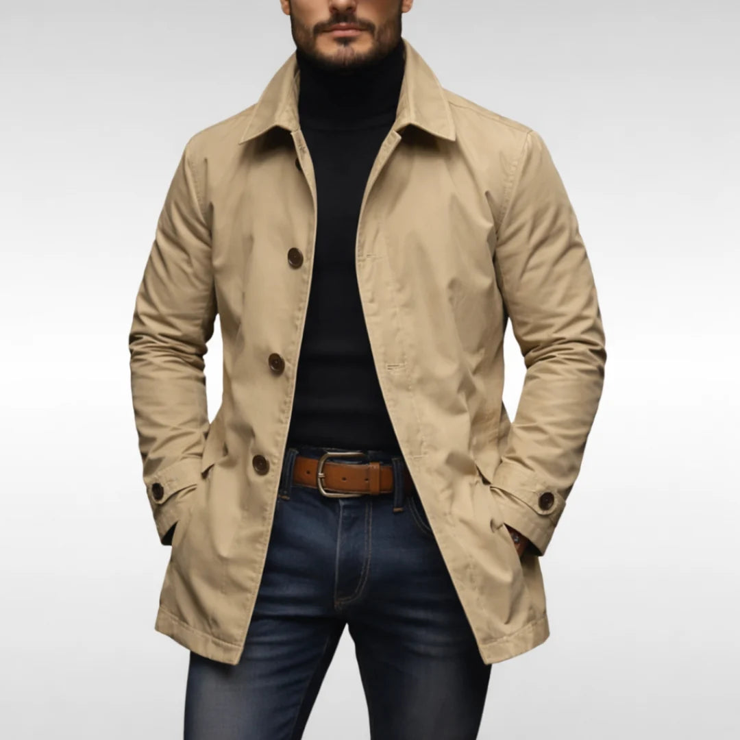 Men's Weather-Resistant Overcoat with a Relaxed Everyday Fit, photo 8