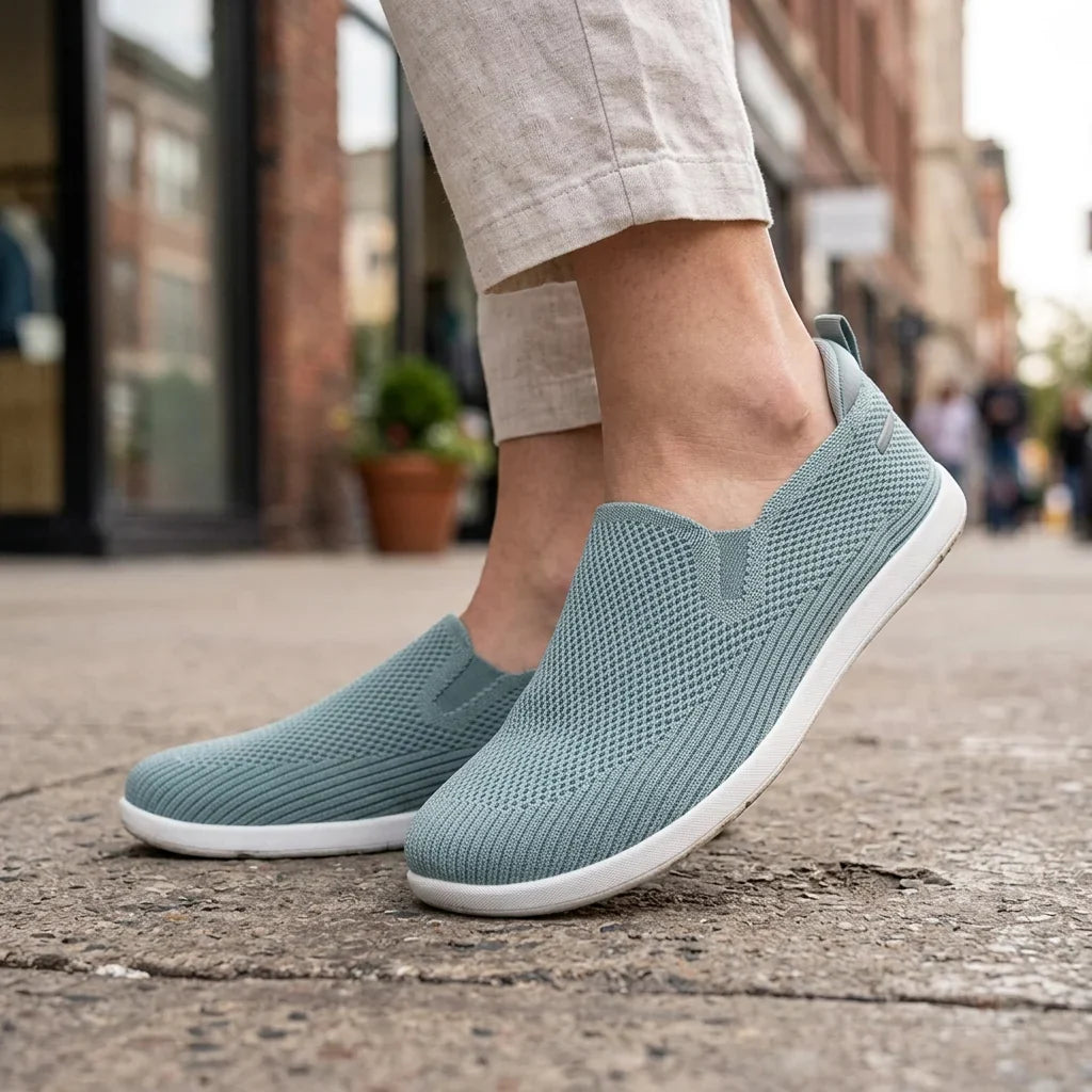Women's barefoot knit slip-on shoes