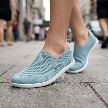 Women's barefoot knit slip-on shoes