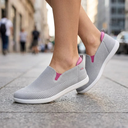 Women's barefoot knit slip-on shoes