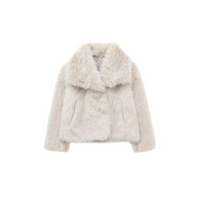 Clementine | Wrap-Front Oversized Winter Coat with Notched Lapel