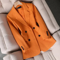 Quinn | Women's Plaid Blazer with Notched Lapel and Button Front