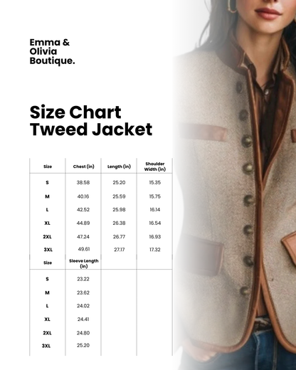 Women's heritage tweed jacket in brown