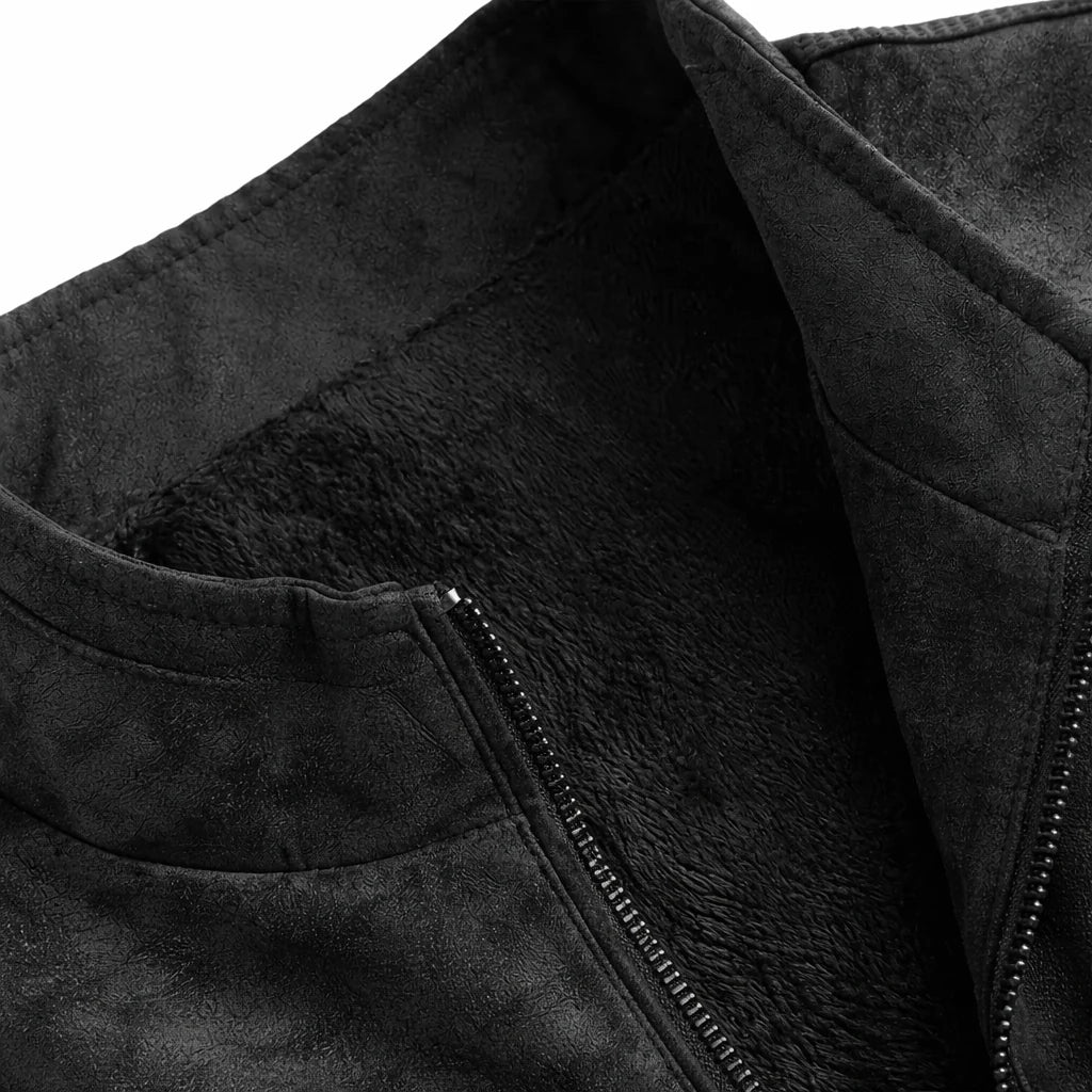 Maverick suede jacket, back view