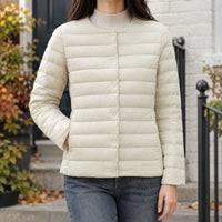 Bella | Women's Lightweight Quilted Jacket with Round Neckline