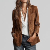 Emma | Women's Soft Tailored Faux Suede Blazer for Fall