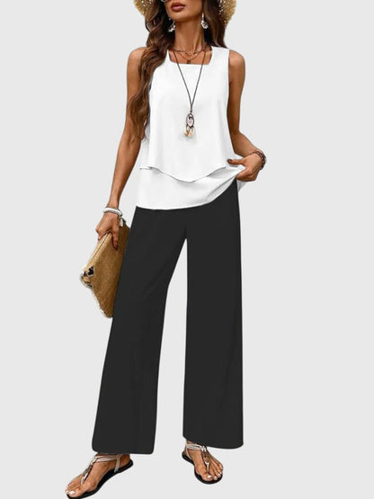 Brenda | Womens Set Square Neck Plant Print 7