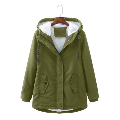 Women's Hooded Winter Coat, Insulated Cold-Weather Style