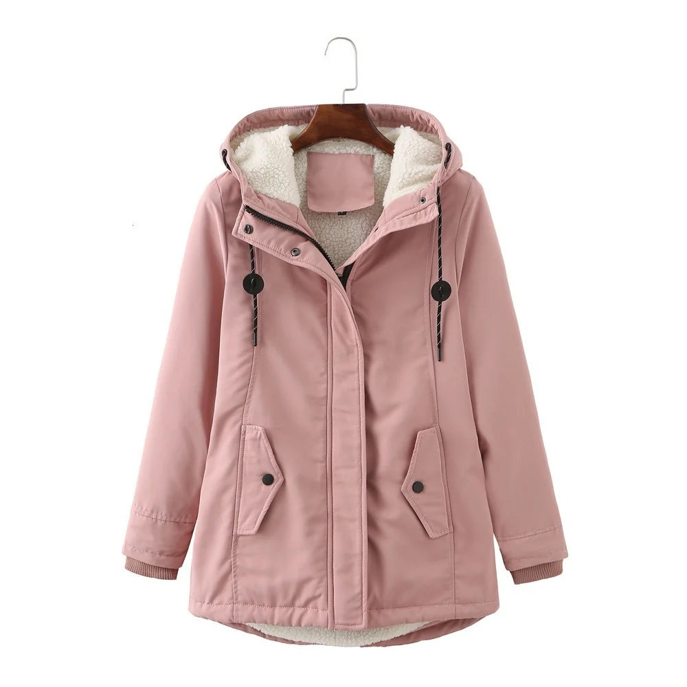 Women's Hooded Winter Coat, Insulated Cold-Weather Style