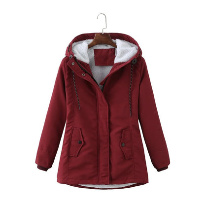 Women's Hooded Winter Coat, Insulated Cold-Weather Style