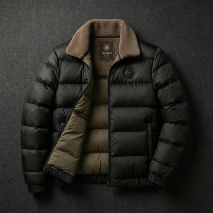 Blake down jacket in midnight black