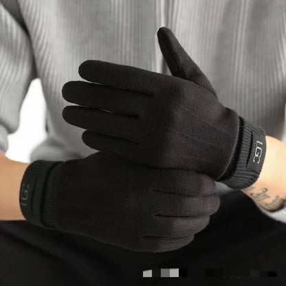 Cashmere wool blend touchscreen gloves