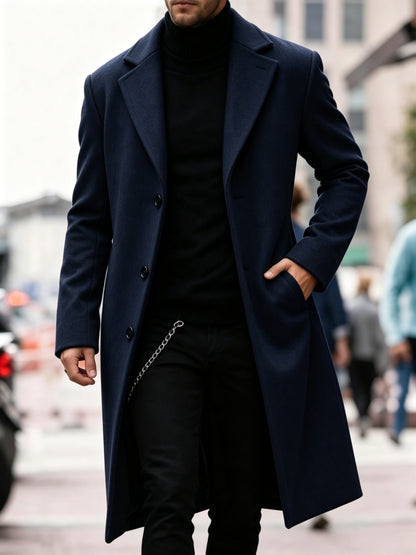 Refined Long Trench Coat