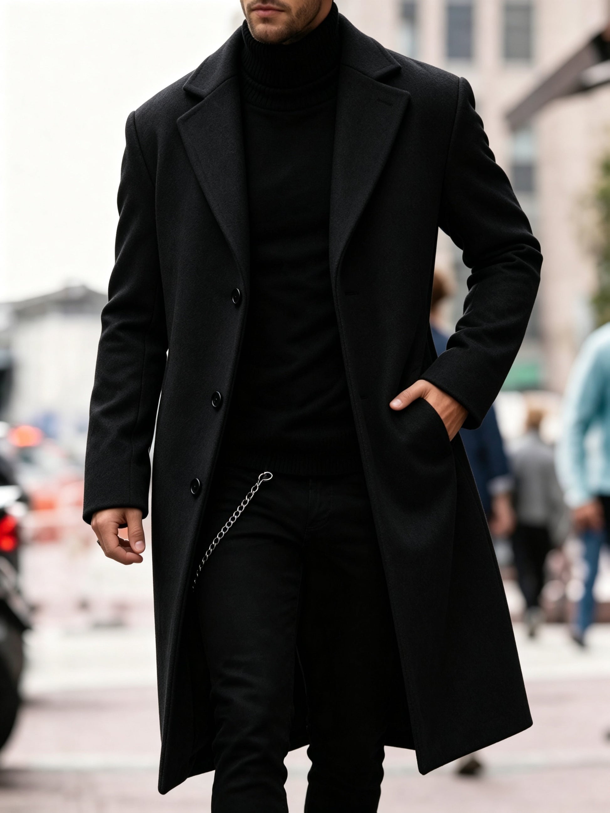 Refined Long Trench Coat – view 6