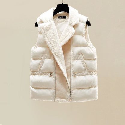 Women's three piece knit set with turtleneck sweater, vest and pants