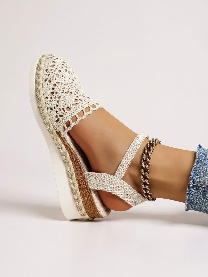Clara | Women's Sandals Boho Wedge Ankle Strap 1