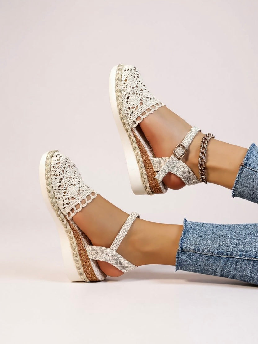 Clara | Women's Sandals Boho Wedge Ankle Strap 2