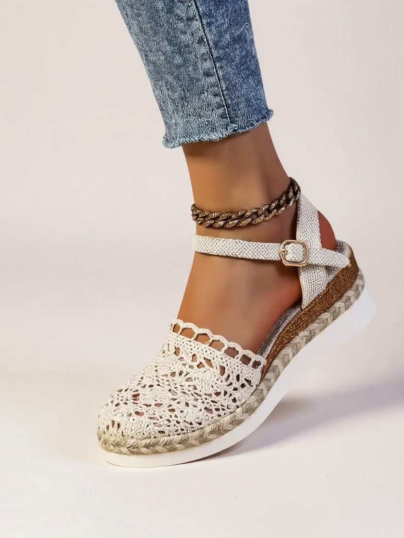 Clara | Women's Sandals Boho Wedge Ankle Strap 5