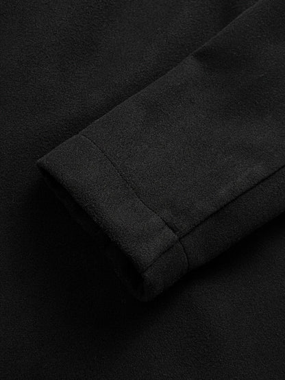 Men's Structured Double-Breasted Overcoat – view 5