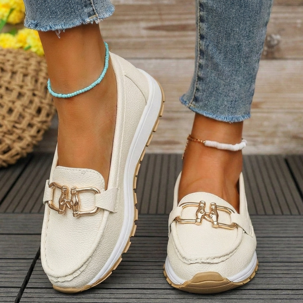 Classic Loafers for Women – Elegant Buckle Detail & Comfortable Fit 2