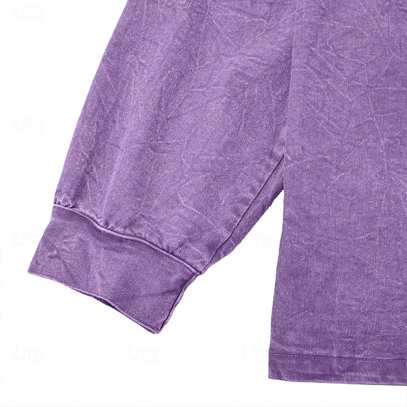 Men's Vintage Wash Raglan Henley Shirt – view 3