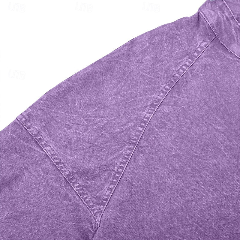 Men's Vintage Wash Raglan Henley Shirt – view 4