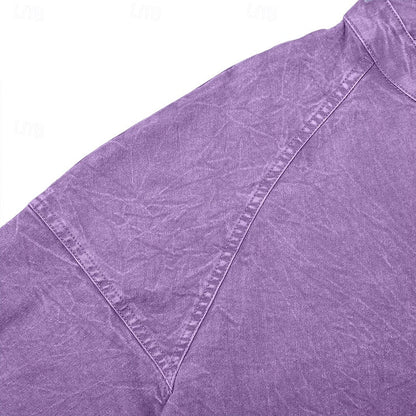 Men's Vintage Wash Raglan Henley Shirt – view 4