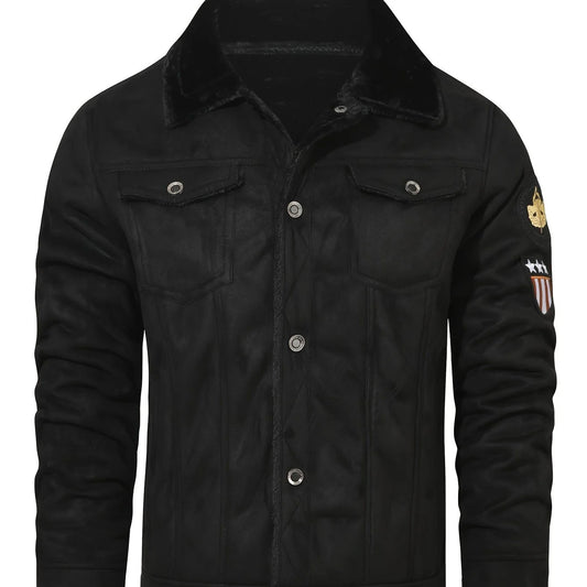 Men's Fleece-Lined Trucker Jacket, Cold-Weather Layer