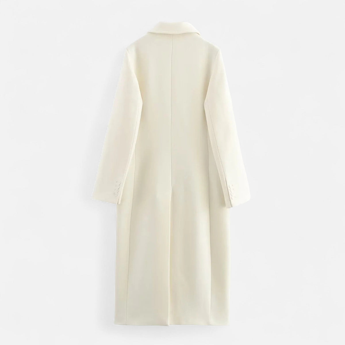 Notch-Lapel Double-Breasted Trench Coat – view 2