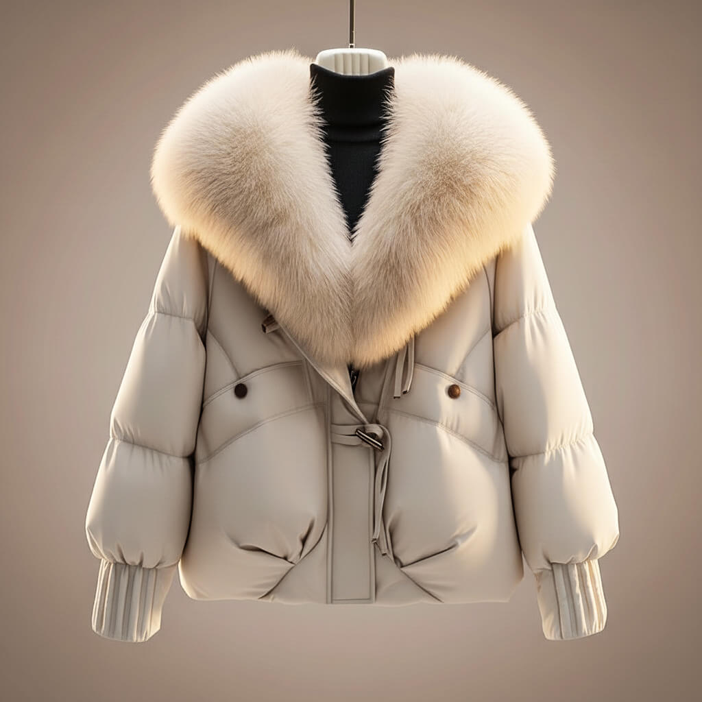 Women's dress coat in white