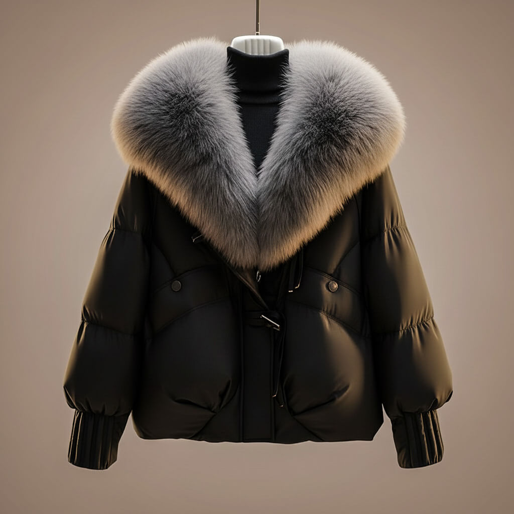 Women's dress coat in black