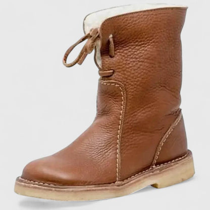 Women's cushioned comfort boots in blue