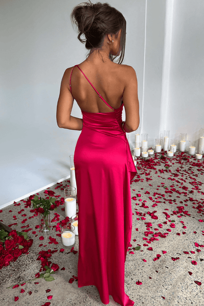 Diana | Maxi Dress One Shoulder Thigh High Split 6