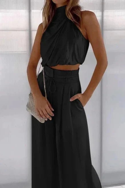Diana | Women's Set V Neck Sleeveless Loungewear 0