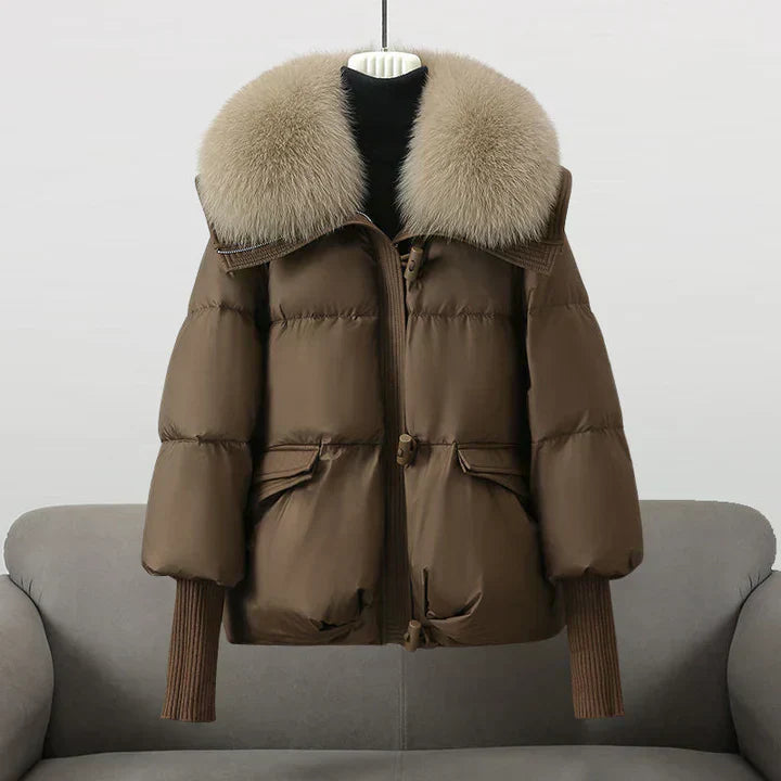 Women's winter jacket in white