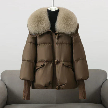 Women's winter jacket in white