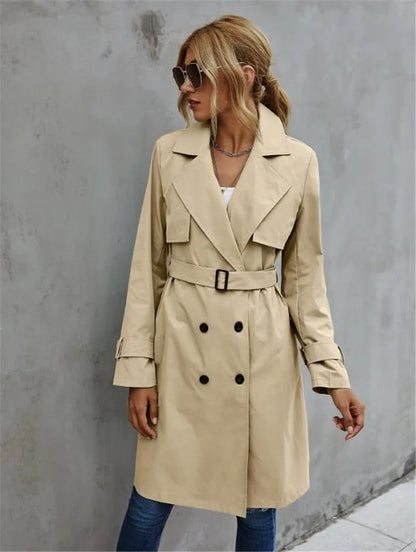 Belted Double-Breasted Trench Coat – view 4