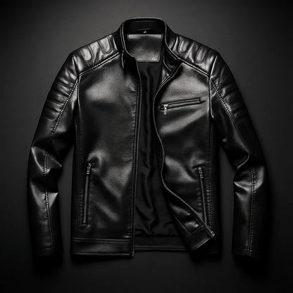 Maria leather jacket, pocket detail