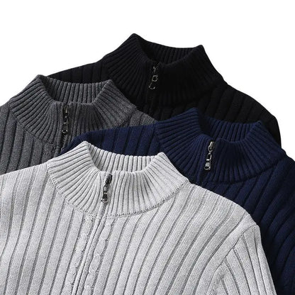 Cotton zip up cardigan