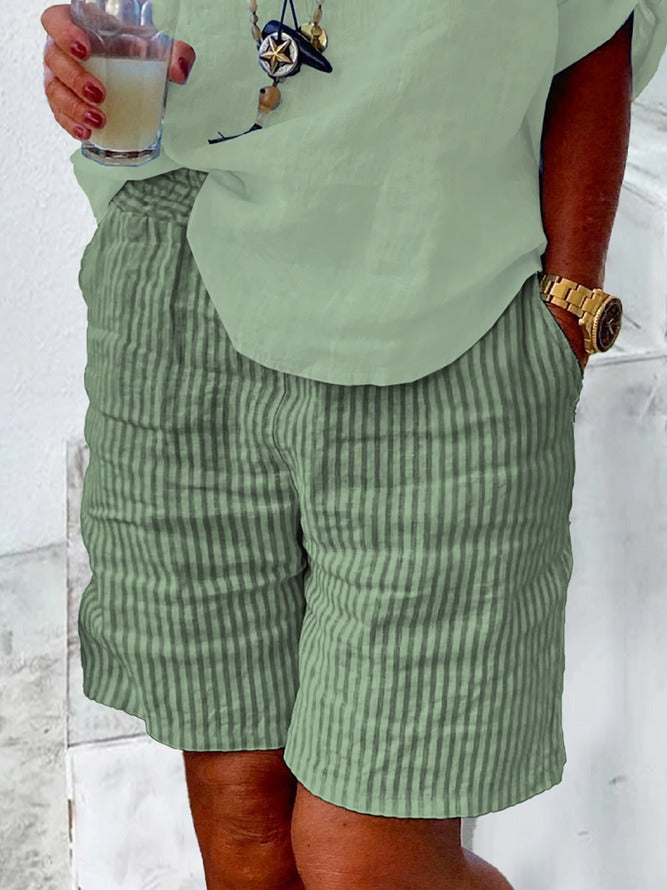 Effortless Culotte Shorts With Wide-Leg Design 1