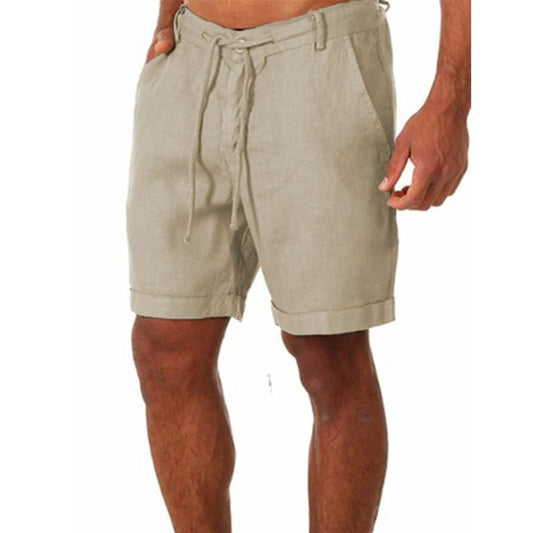 Effortless Men's Linen Shorts With Relaxed Fit 0