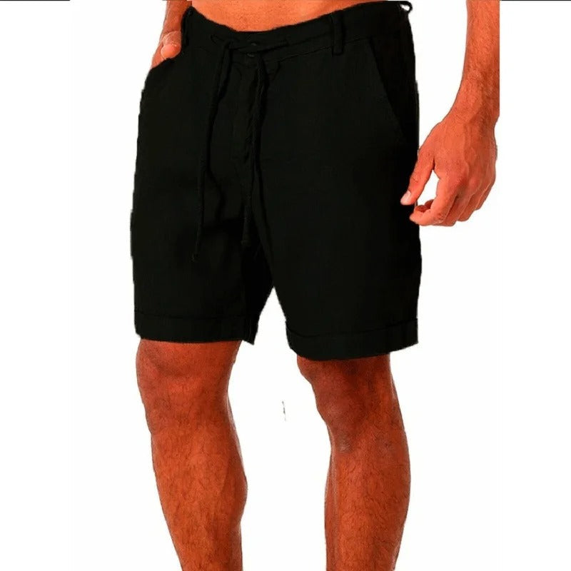 Effortless Men's Linen Shorts With Relaxed Fit 1