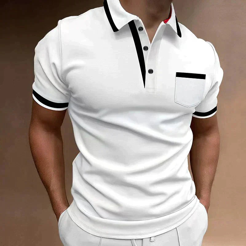 Effortless Men's Polo Shirt Classic Fit Comfort 0