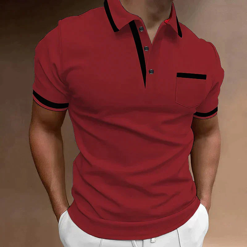 Effortless Men's Polo Shirt Classic Fit Comfort 1