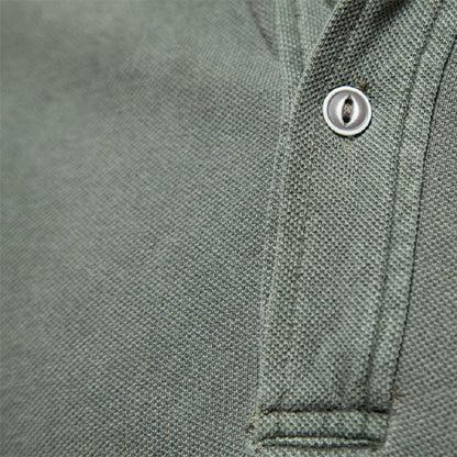 Effortless Mens Polo Shirt V-Neck Slim Fit 4
